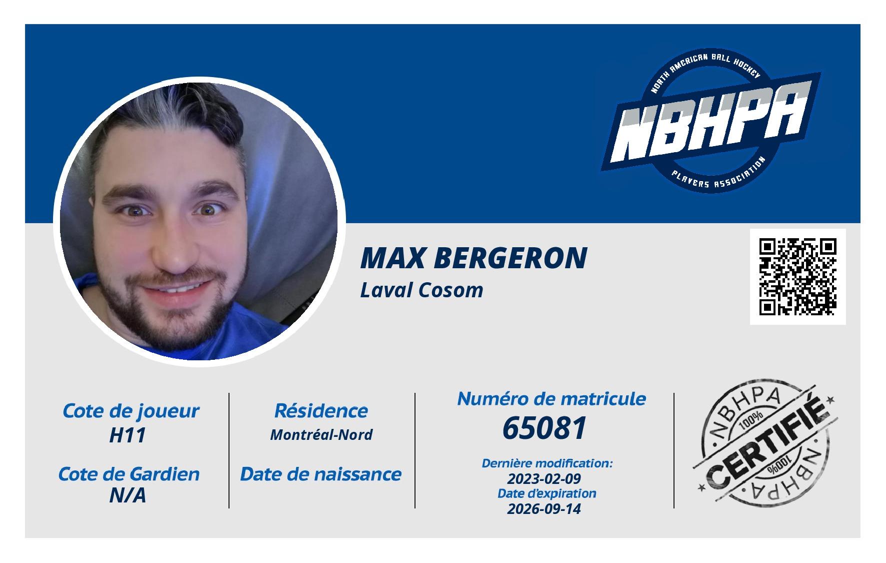 Max Bergeron