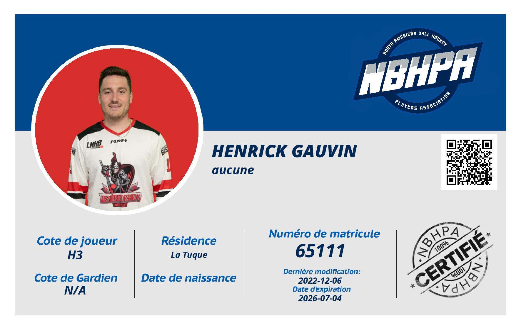 Henrick Gauvin
