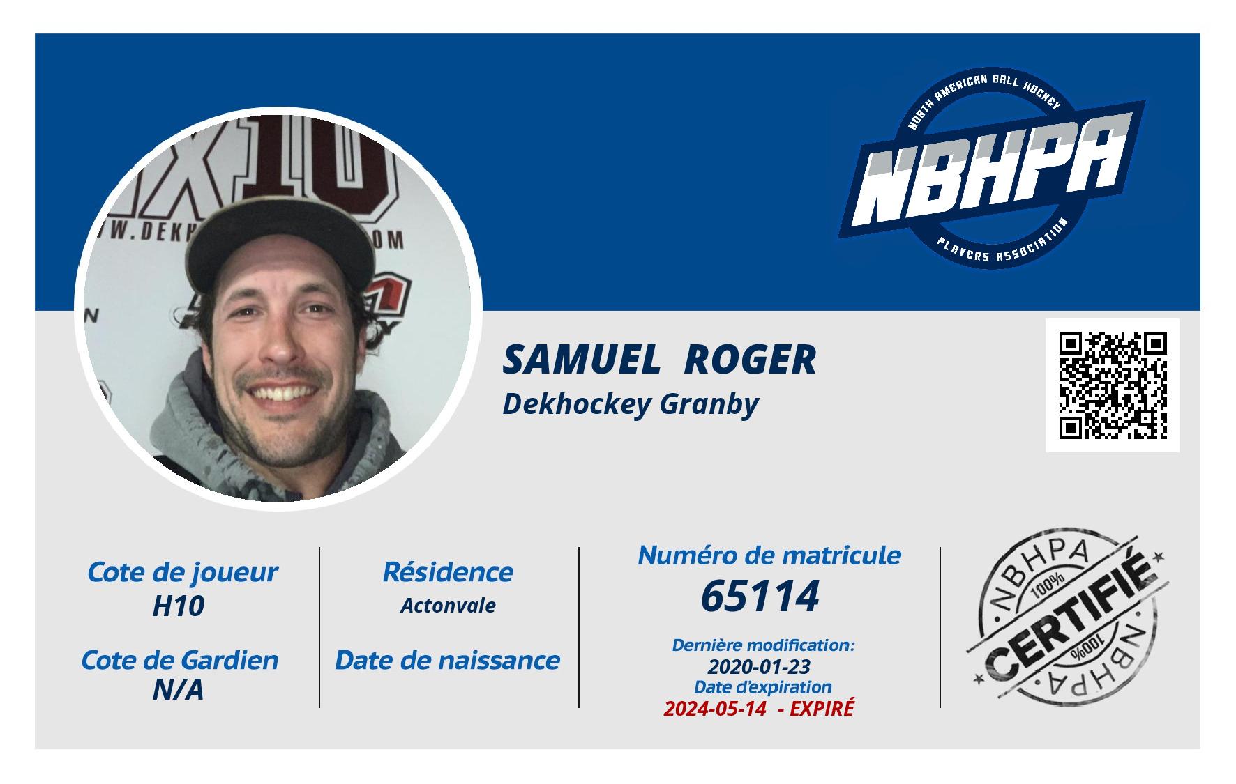 Samuel  Roger