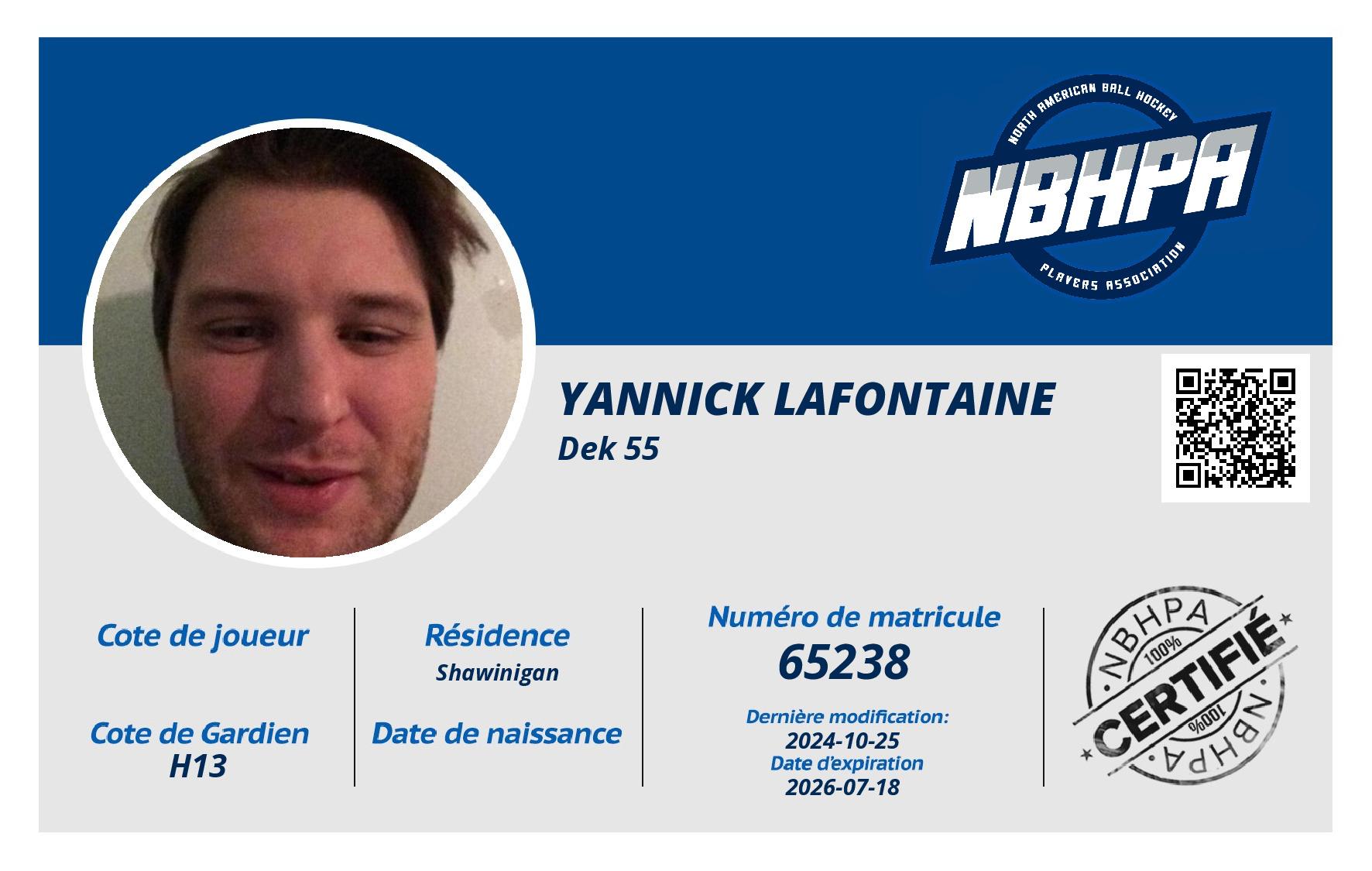Yannick Lafontaine