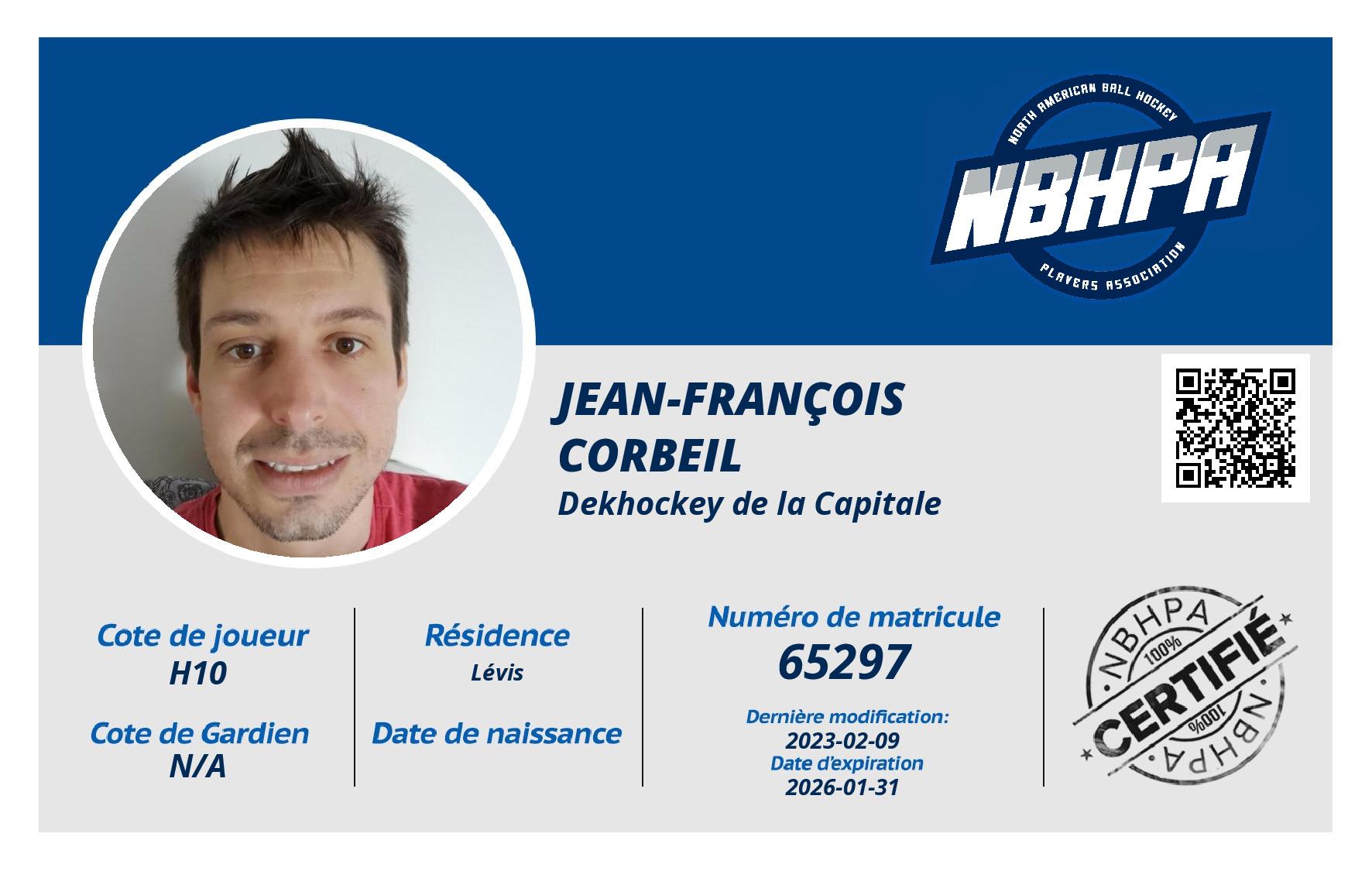 jean-François  corbeil 