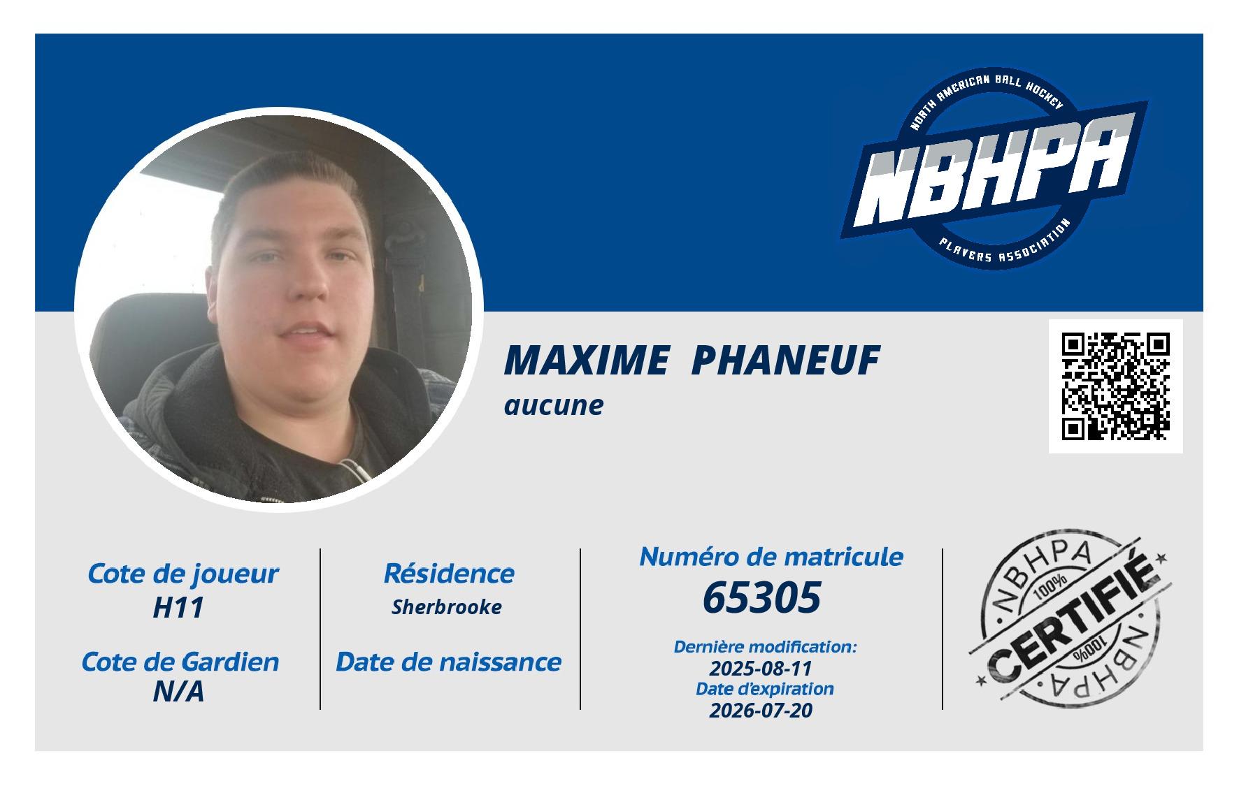 Maxime  Phaneuf 