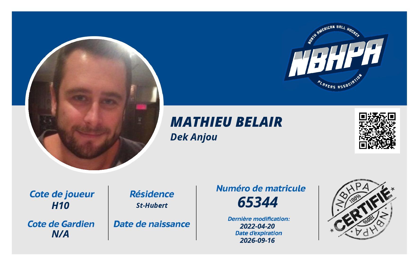 Mathieu Belair