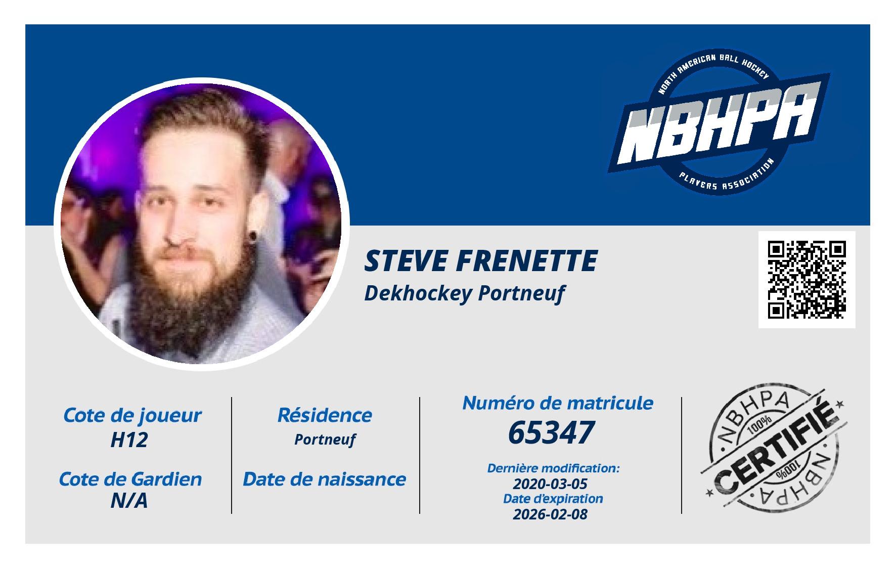 Steve Frenette
