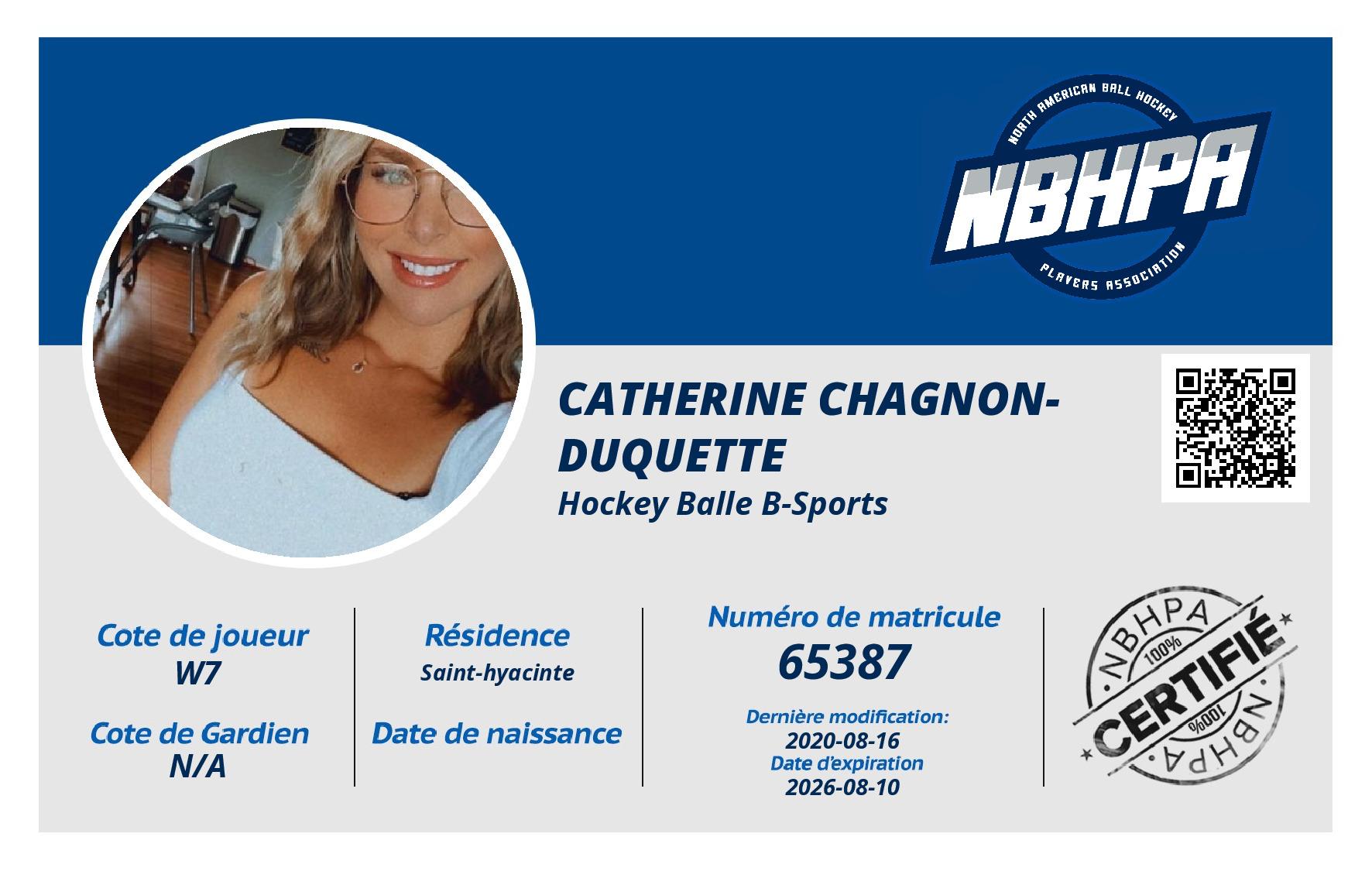 Catherine Chagnon-Duquette