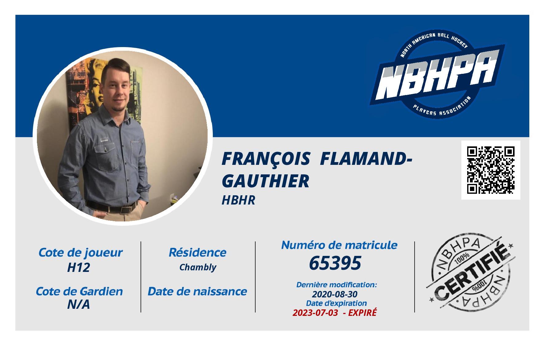 François  Flamand-Gauthier