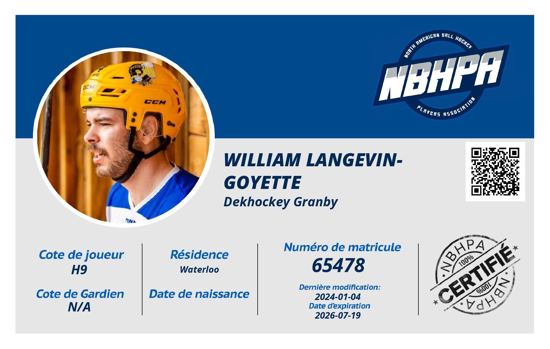 William Langevin-Goyette