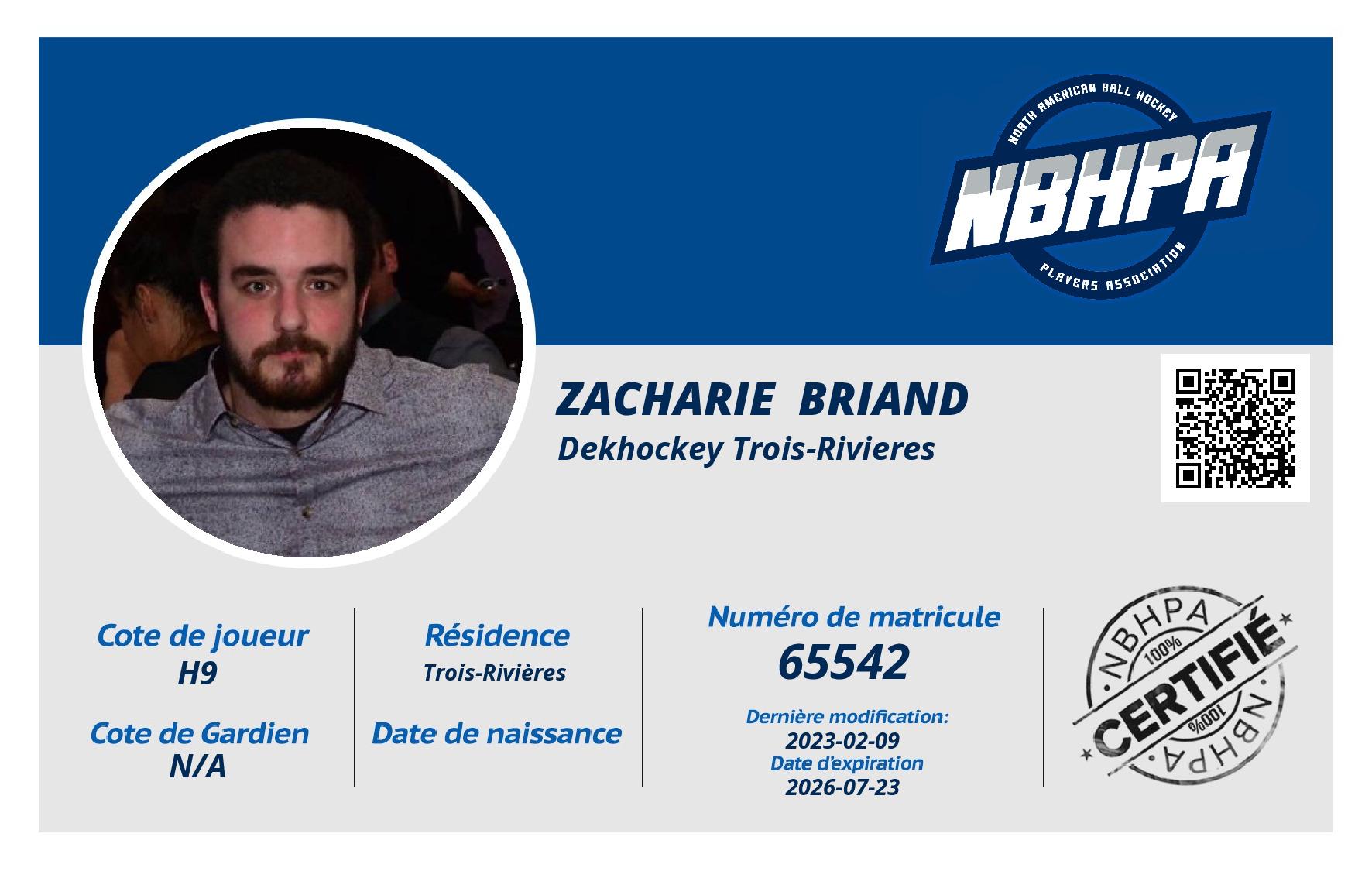 Zacharie  Briand