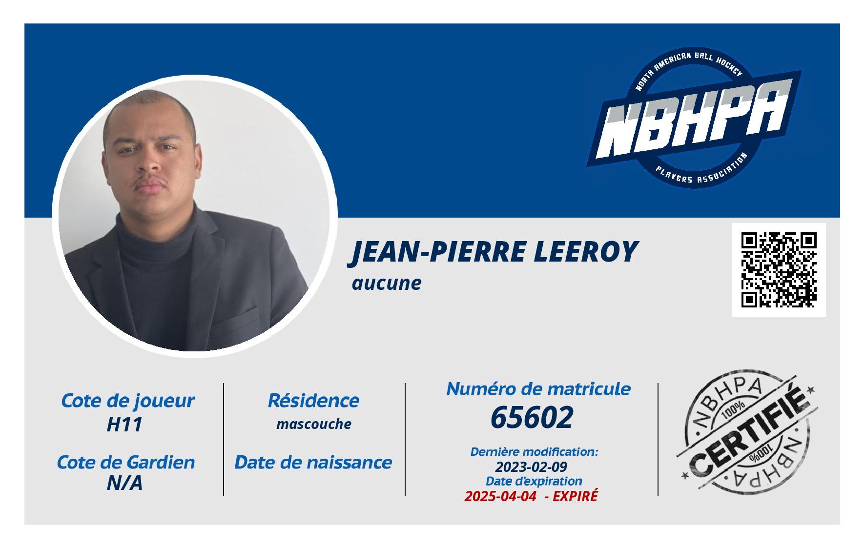 Jean-Pierre Leeroy