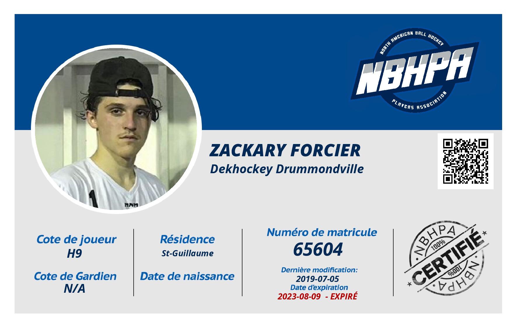 Zackary Forcier
