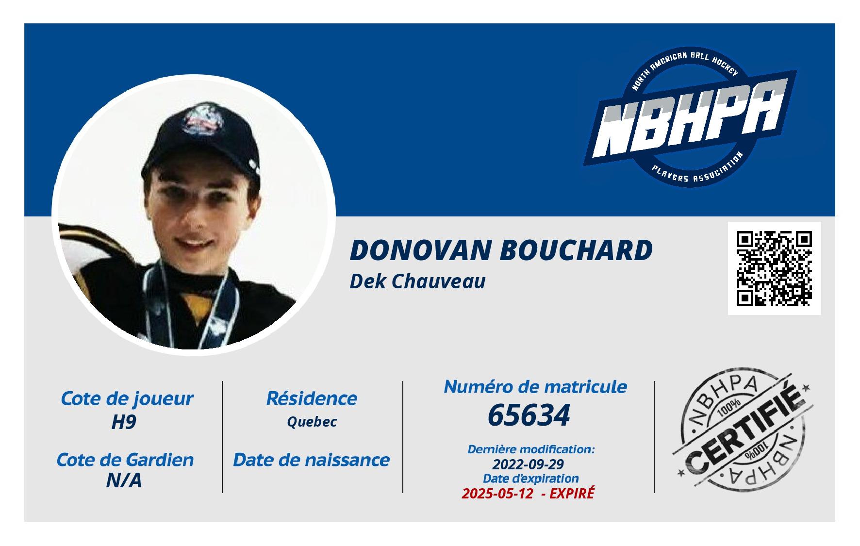Donovan Bouchard