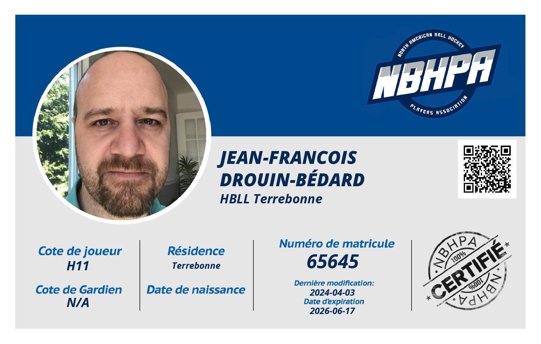 Jean-Francois Drouin-Bédard