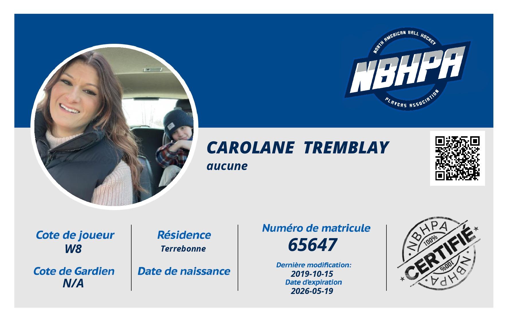 Carolane  Tremblay 