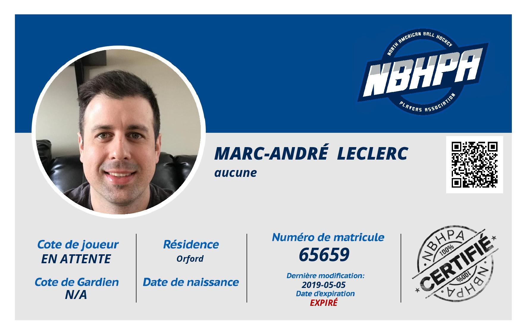 Marc-André  Leclerc 