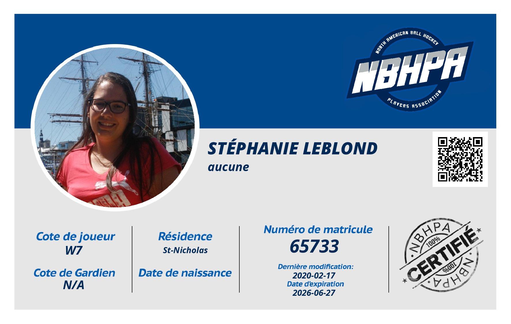Stéphanie Leblond