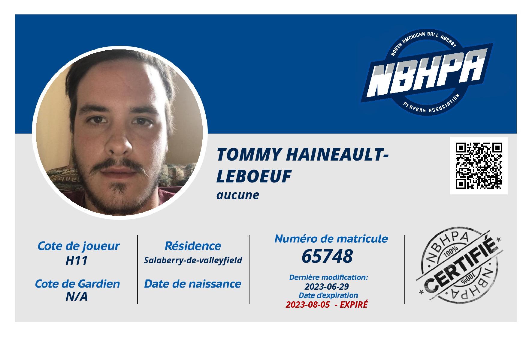 Tommy Haineault-Leboeuf