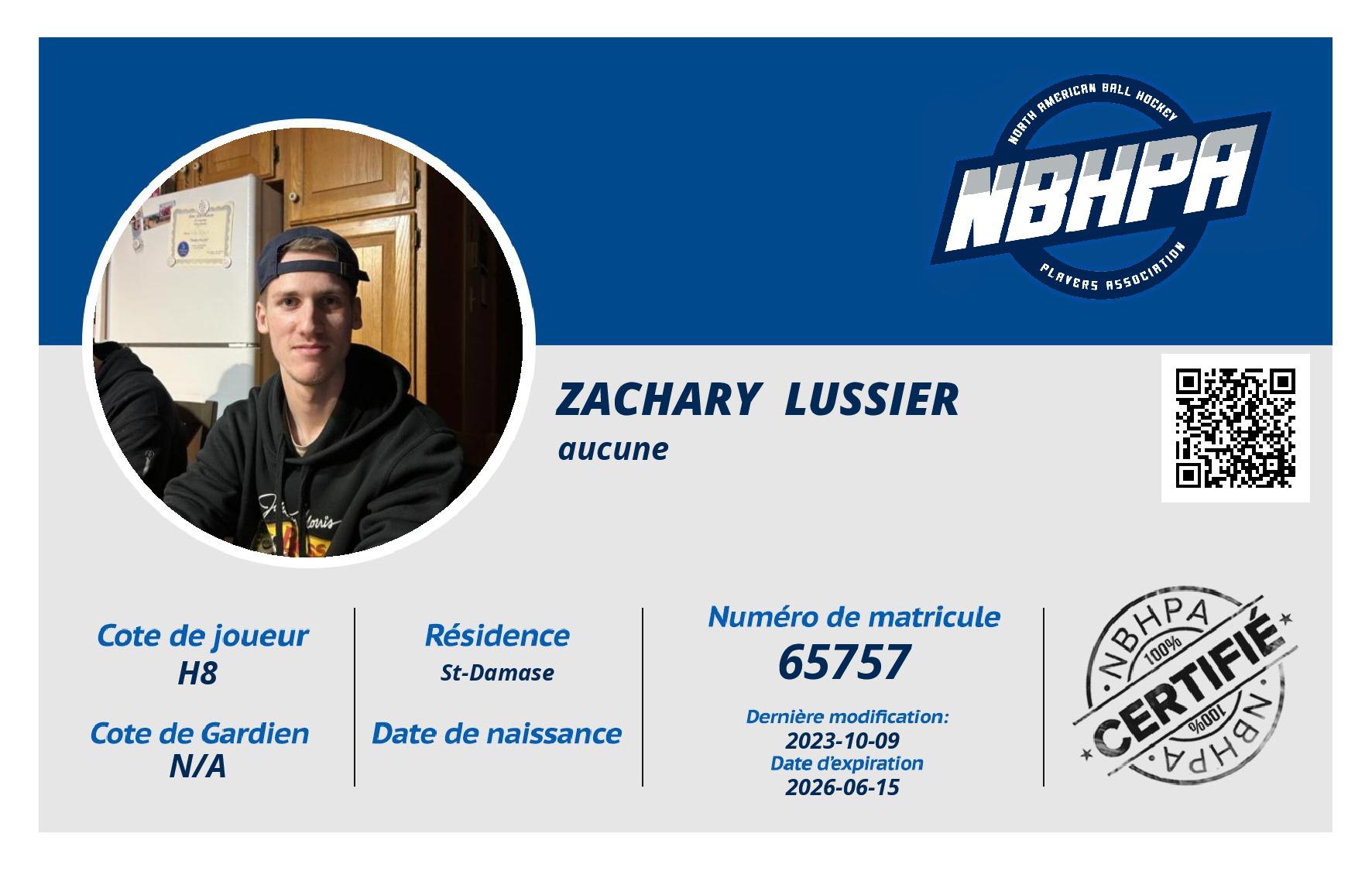 Zachary  Lussier 