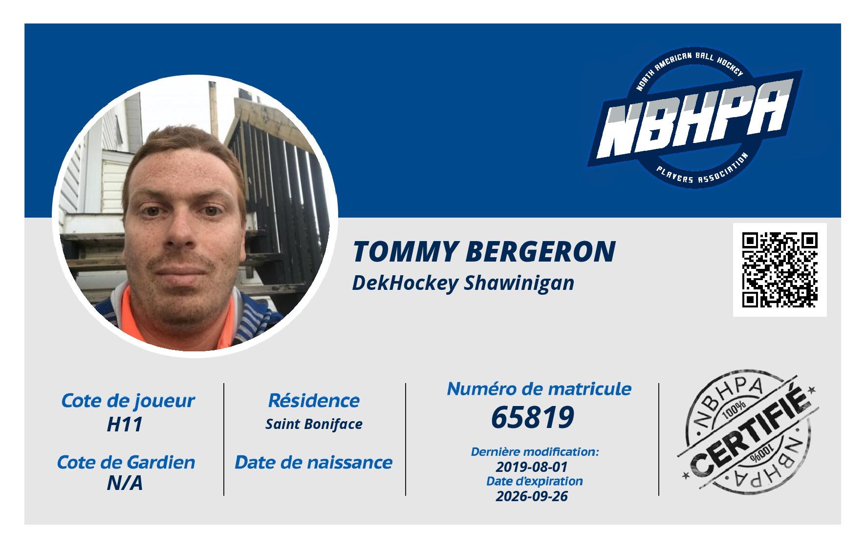 Tommy Bergeron