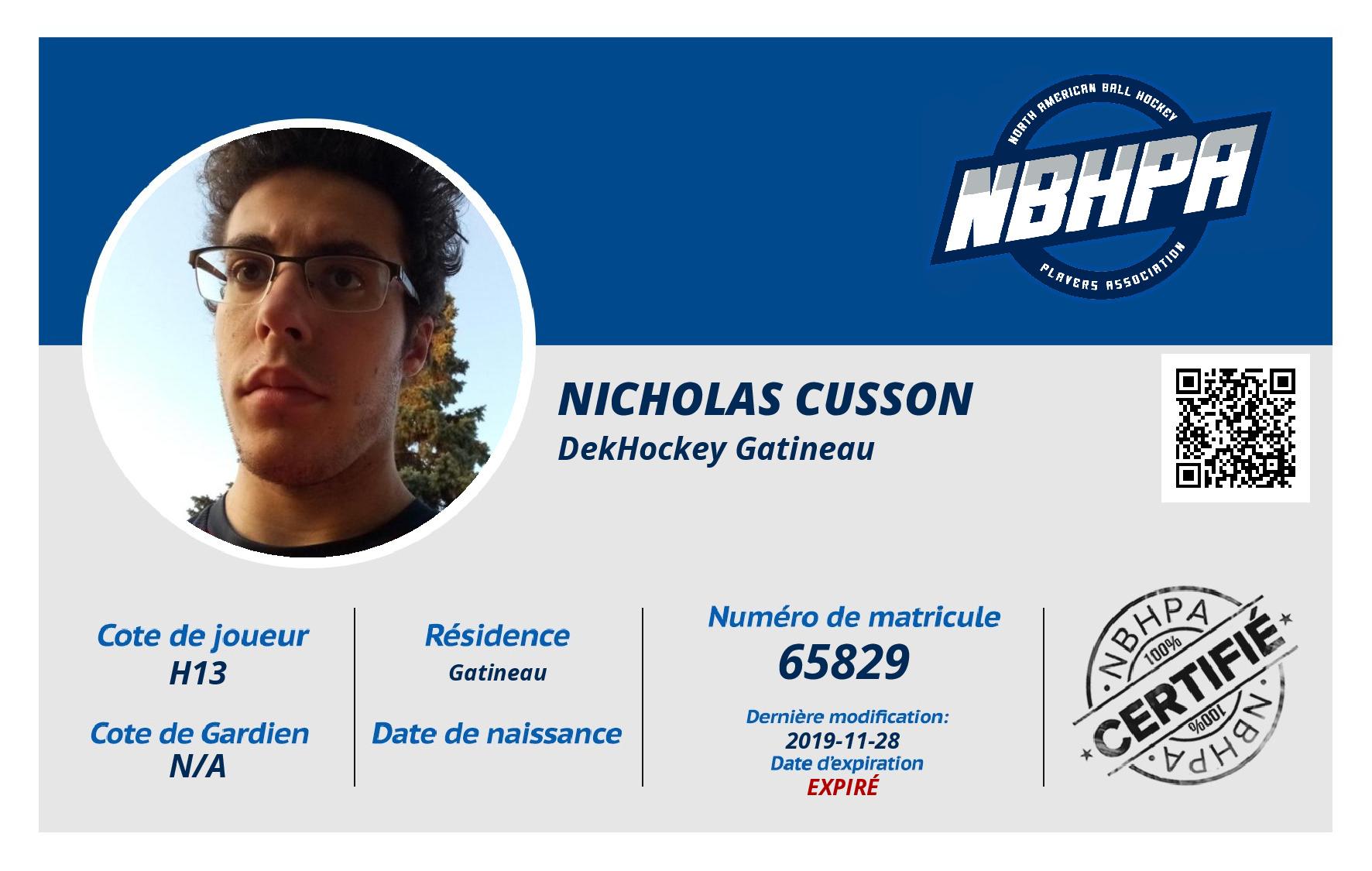 Nicholas Cusson