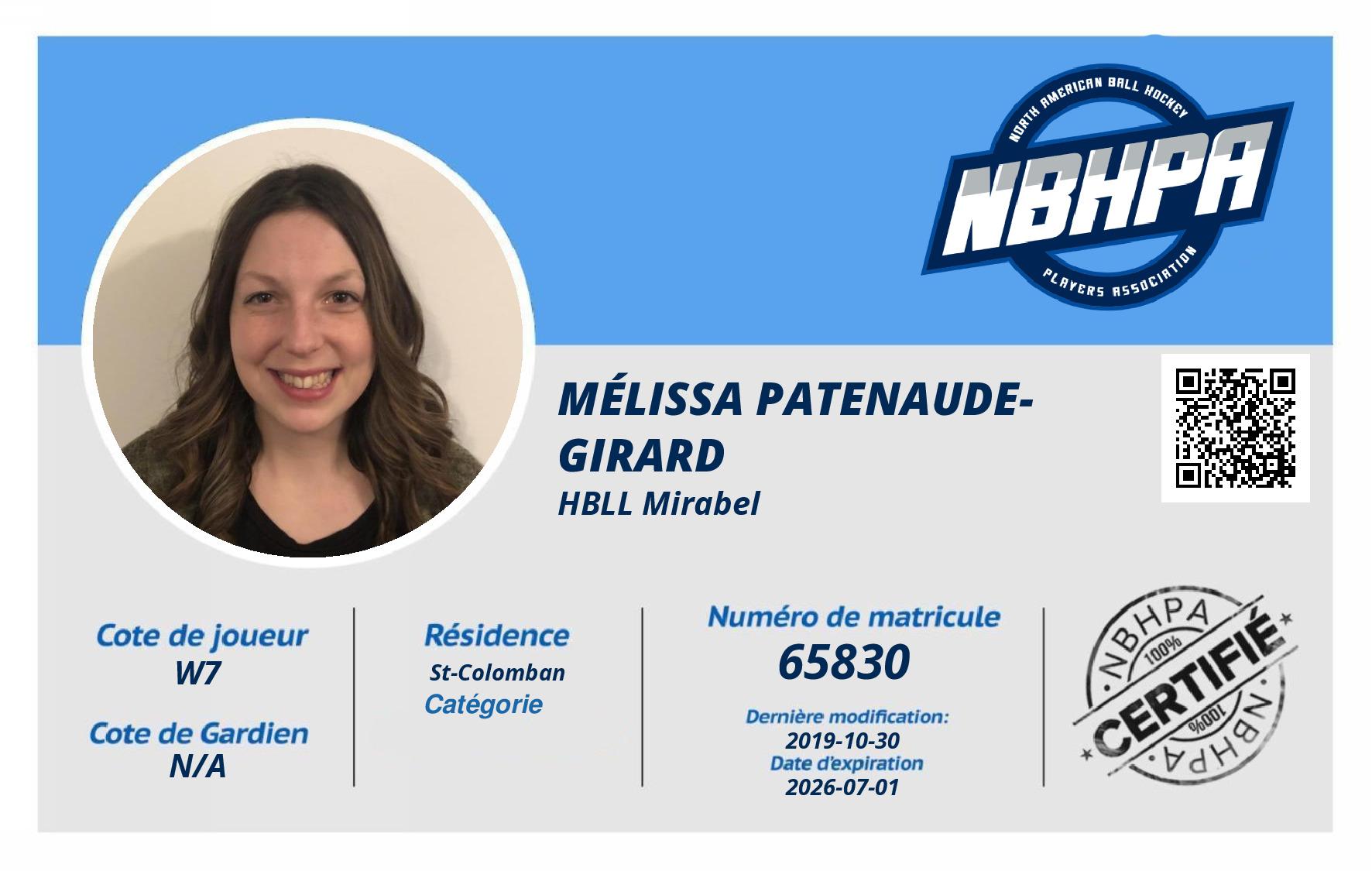 Mélissa Patenaude-Girard
