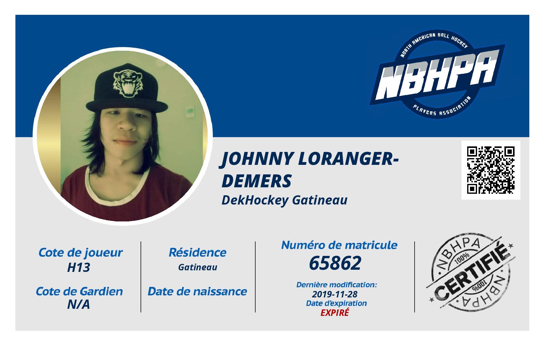 Johnny Loranger-Demers