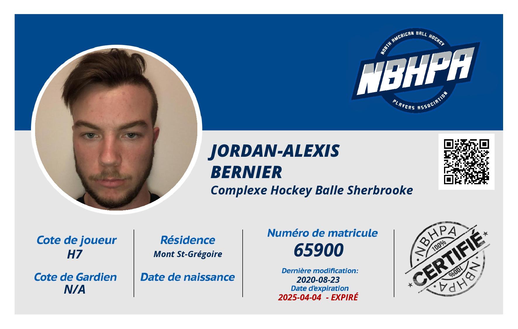 Jordan-Alexis Bernier