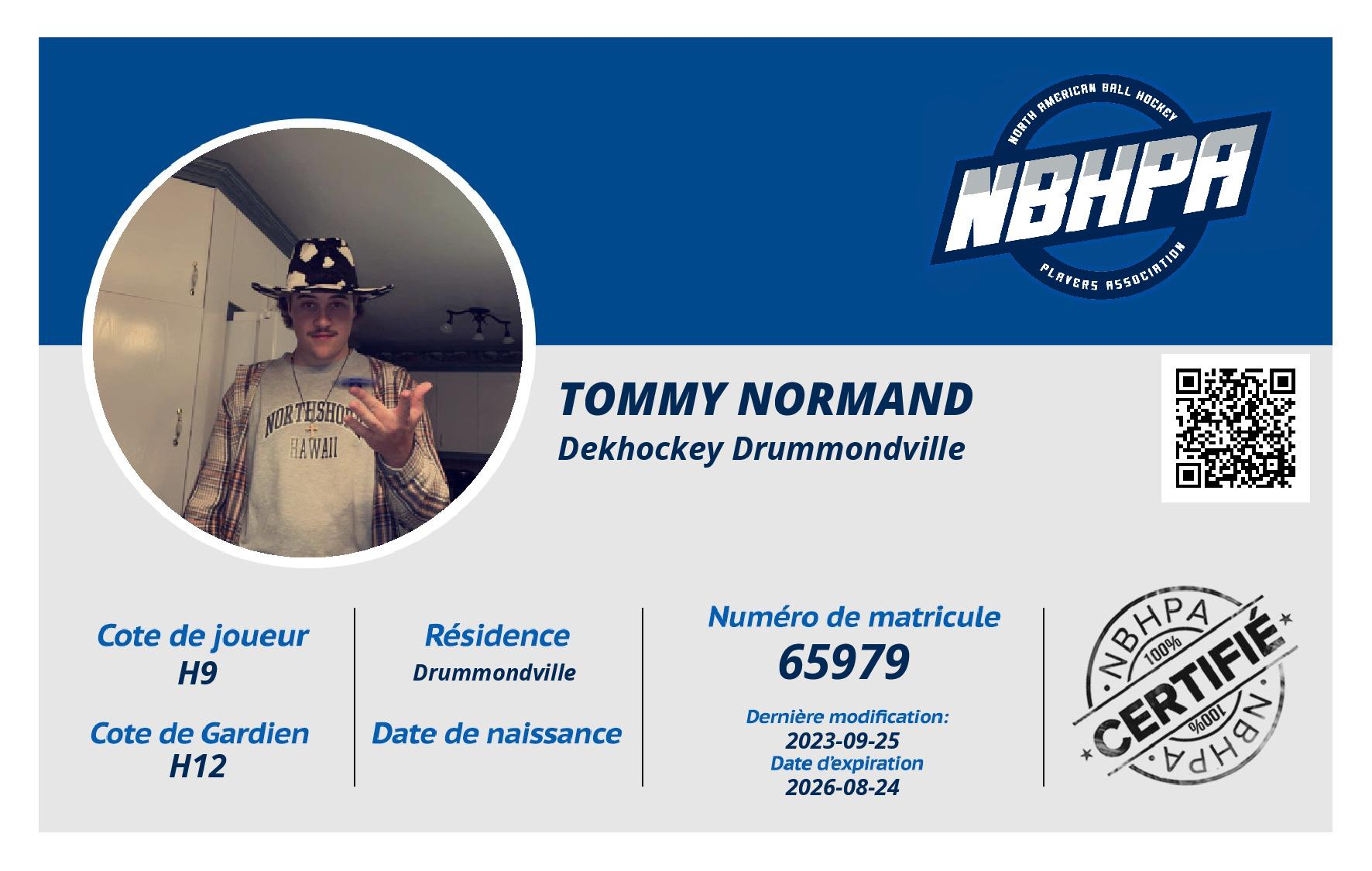 Tommy Normand 