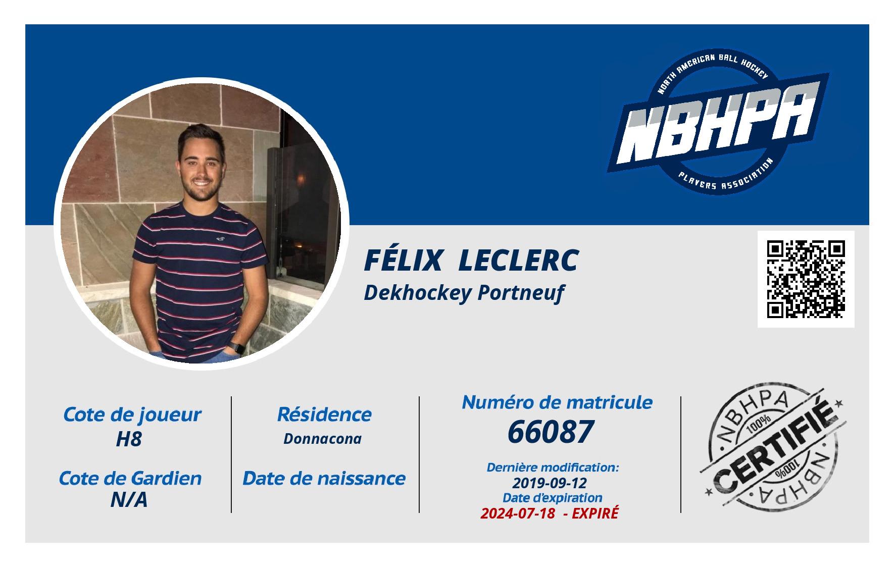 Félix  Leclerc 