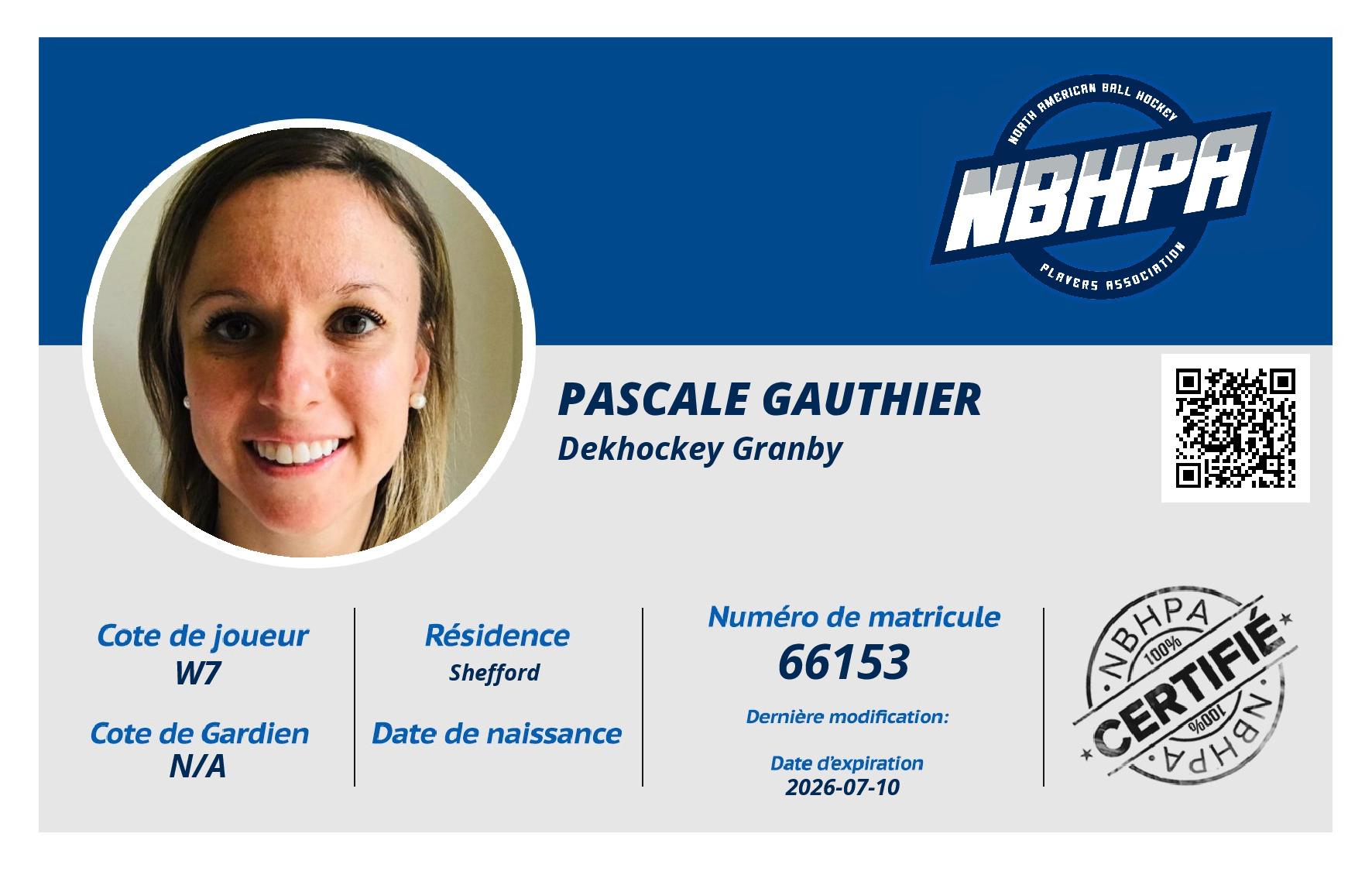 Pascale Gauthier