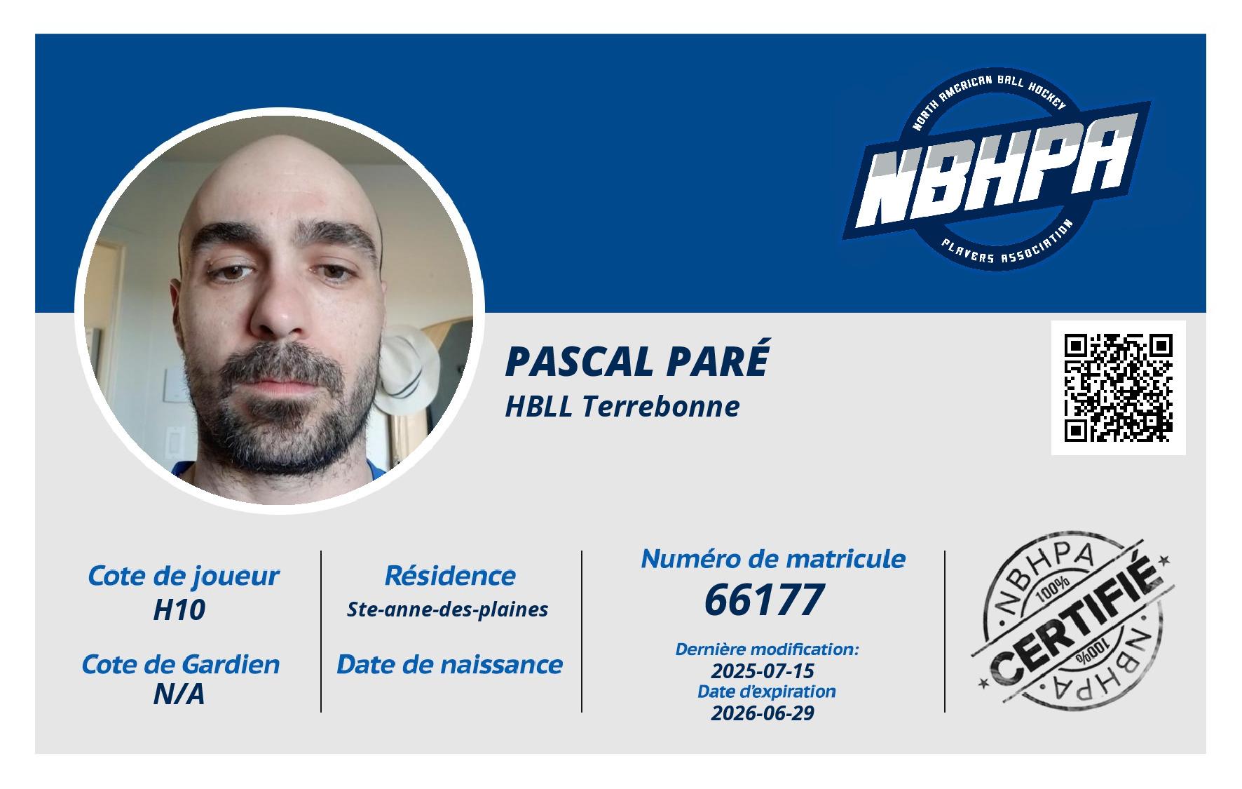 Pascal Paré