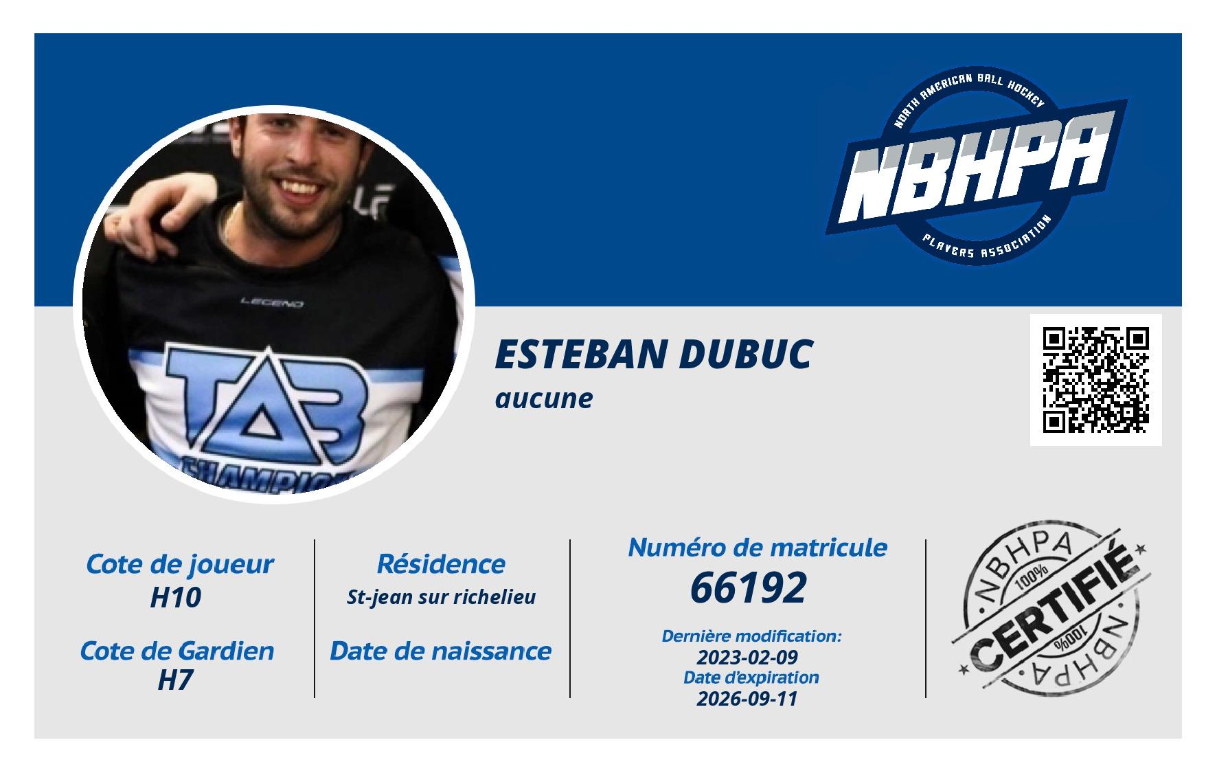 Esteban Dubuc