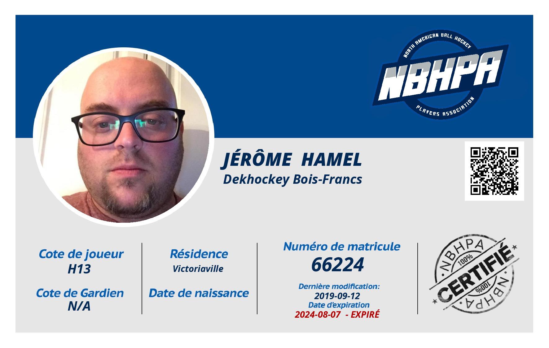 Jérôme  Hamel 