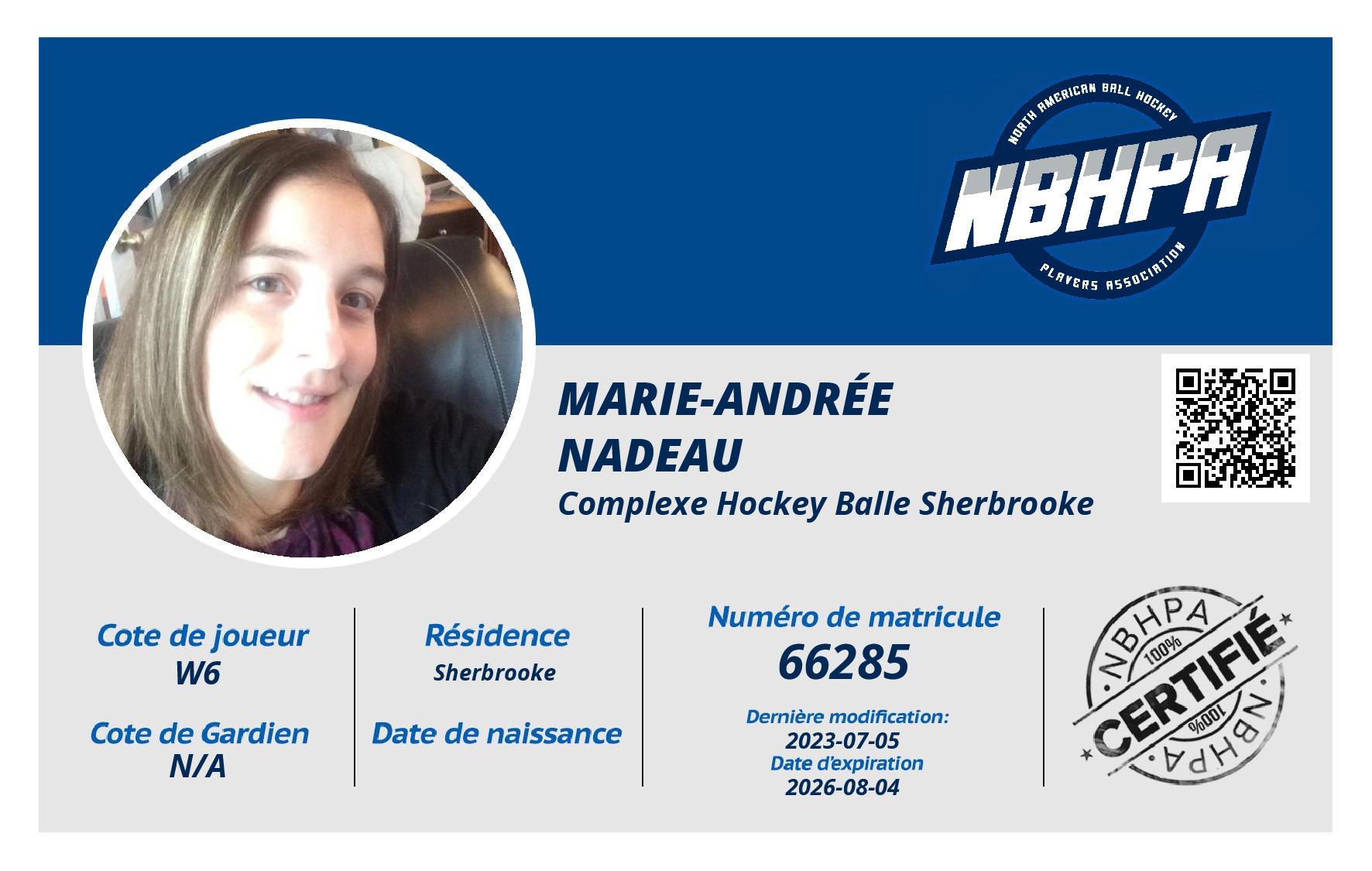 Marie-Andrée Nadeau