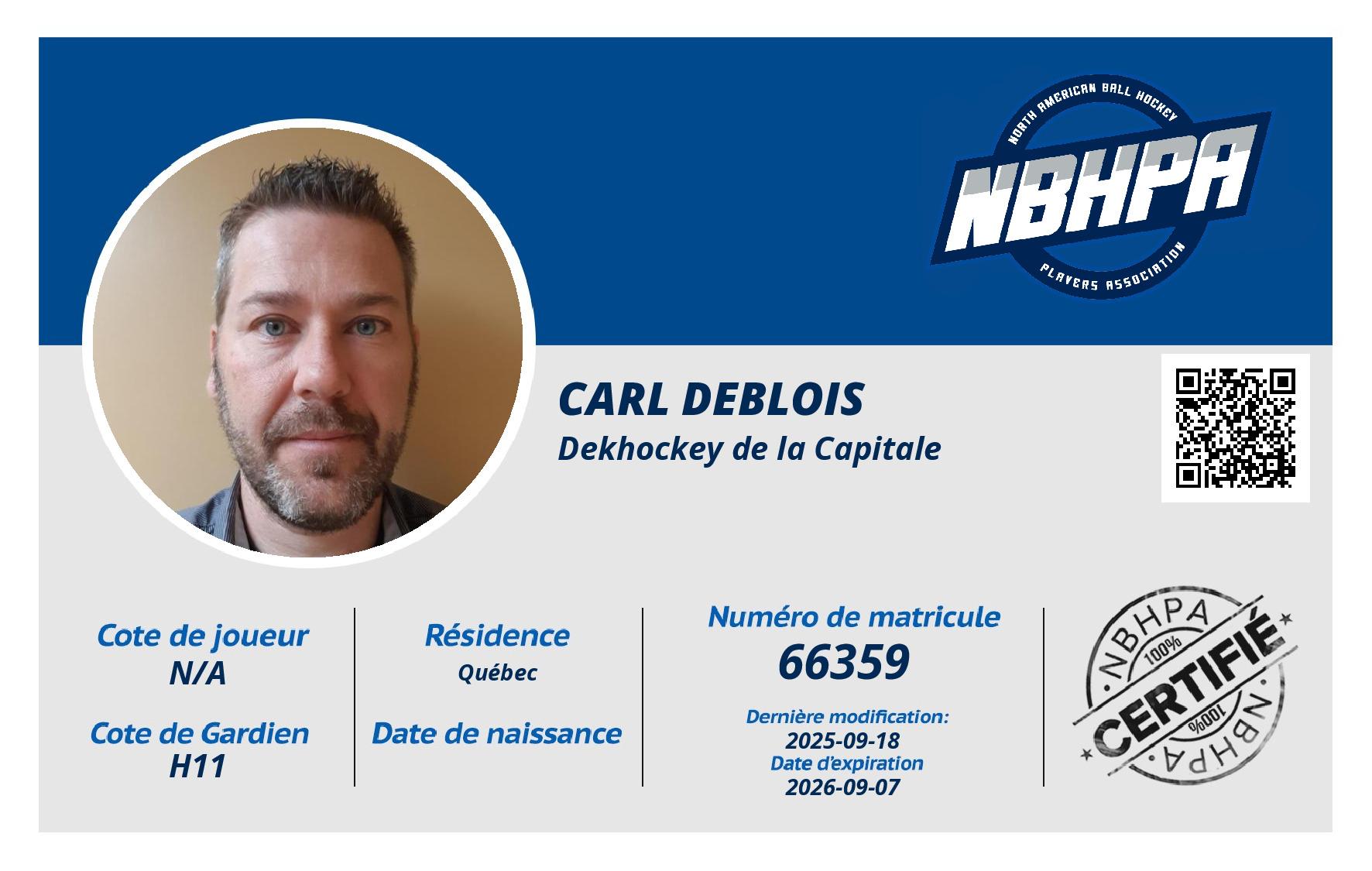 Carl DeBlois