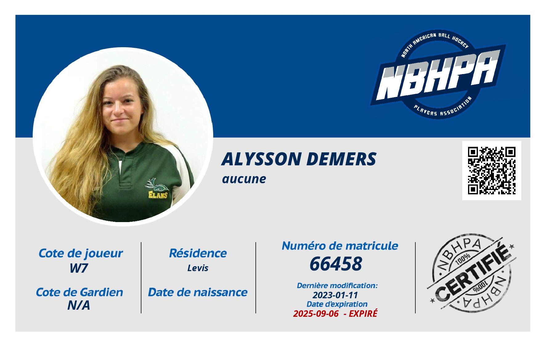 Alysson Demers