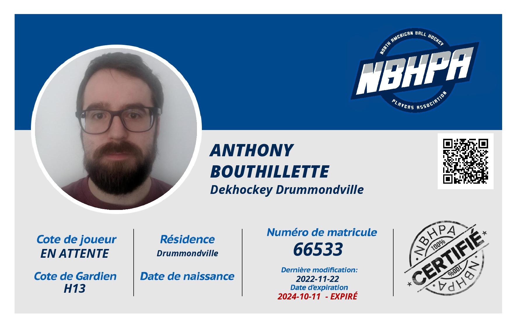 Anthony Bouthillette