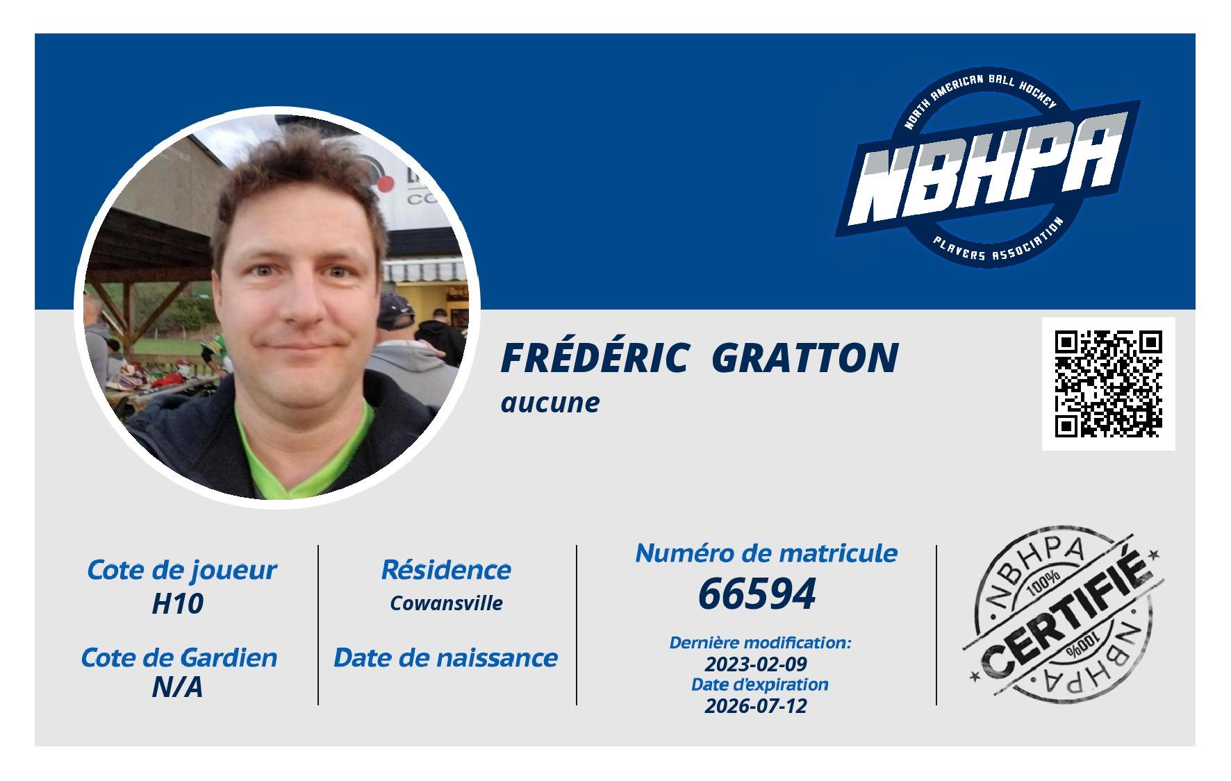 Frédéric  Gratton