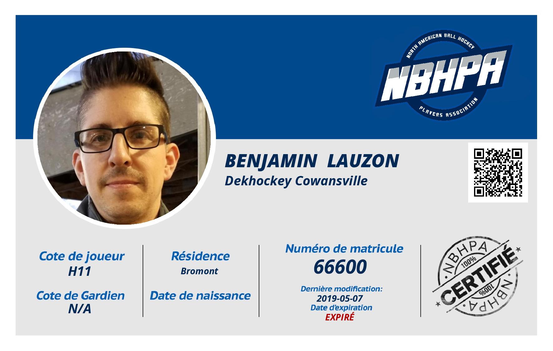 Benjamin  Lauzon