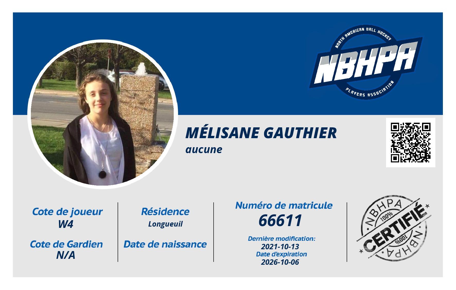 Mélisane Gauthier