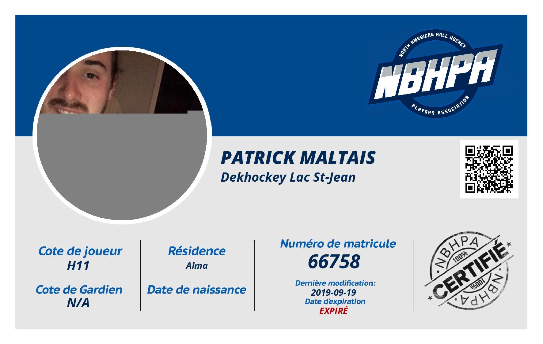 Patrick Maltais