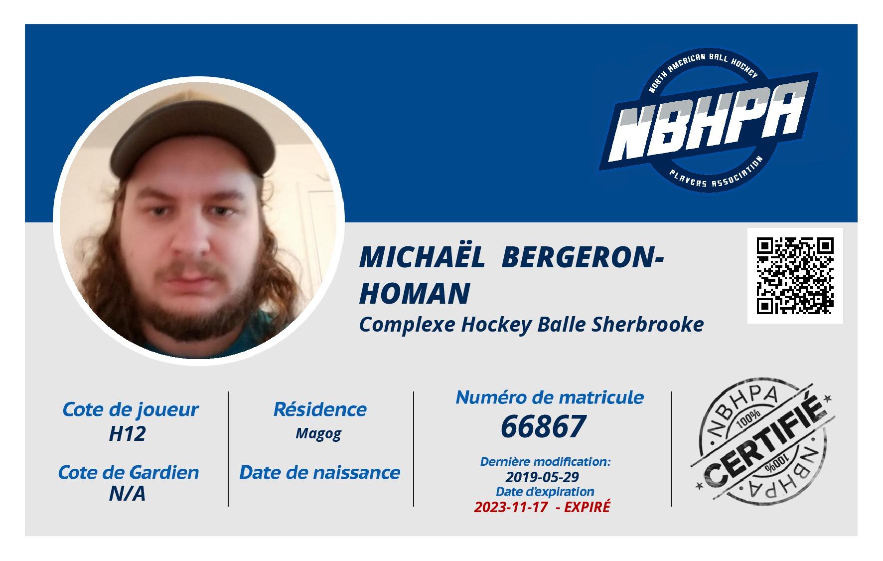 Michaël  Bergeron-Homan