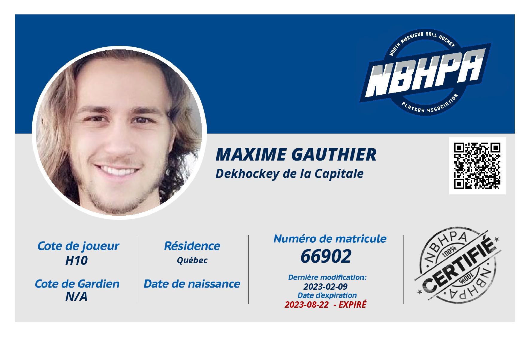 Maxime Gauthier