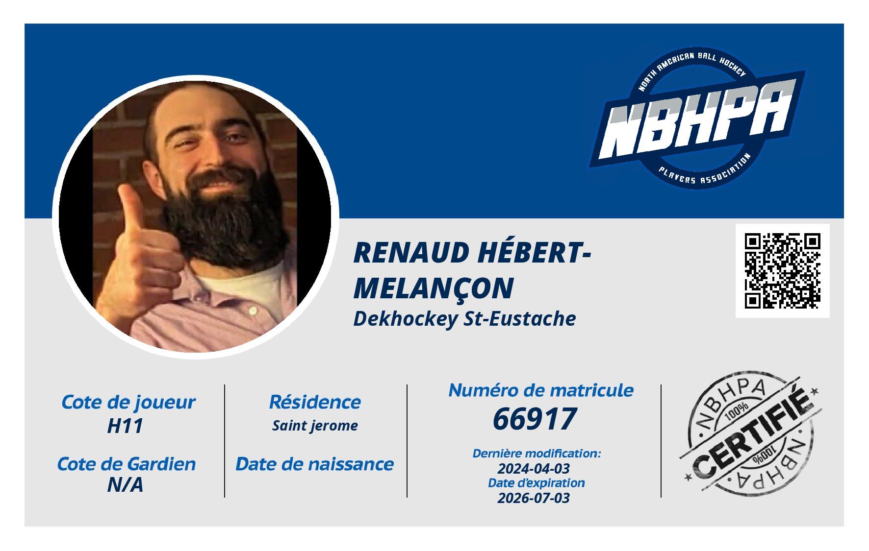Renaud Hébert-Melançon