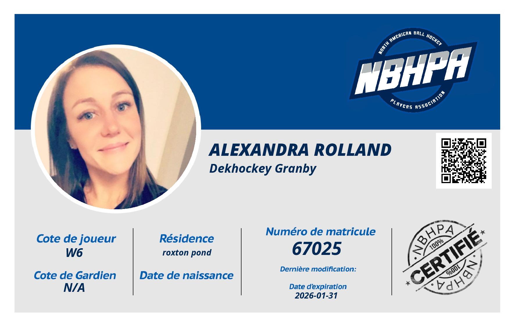 Alexandra Rolland 