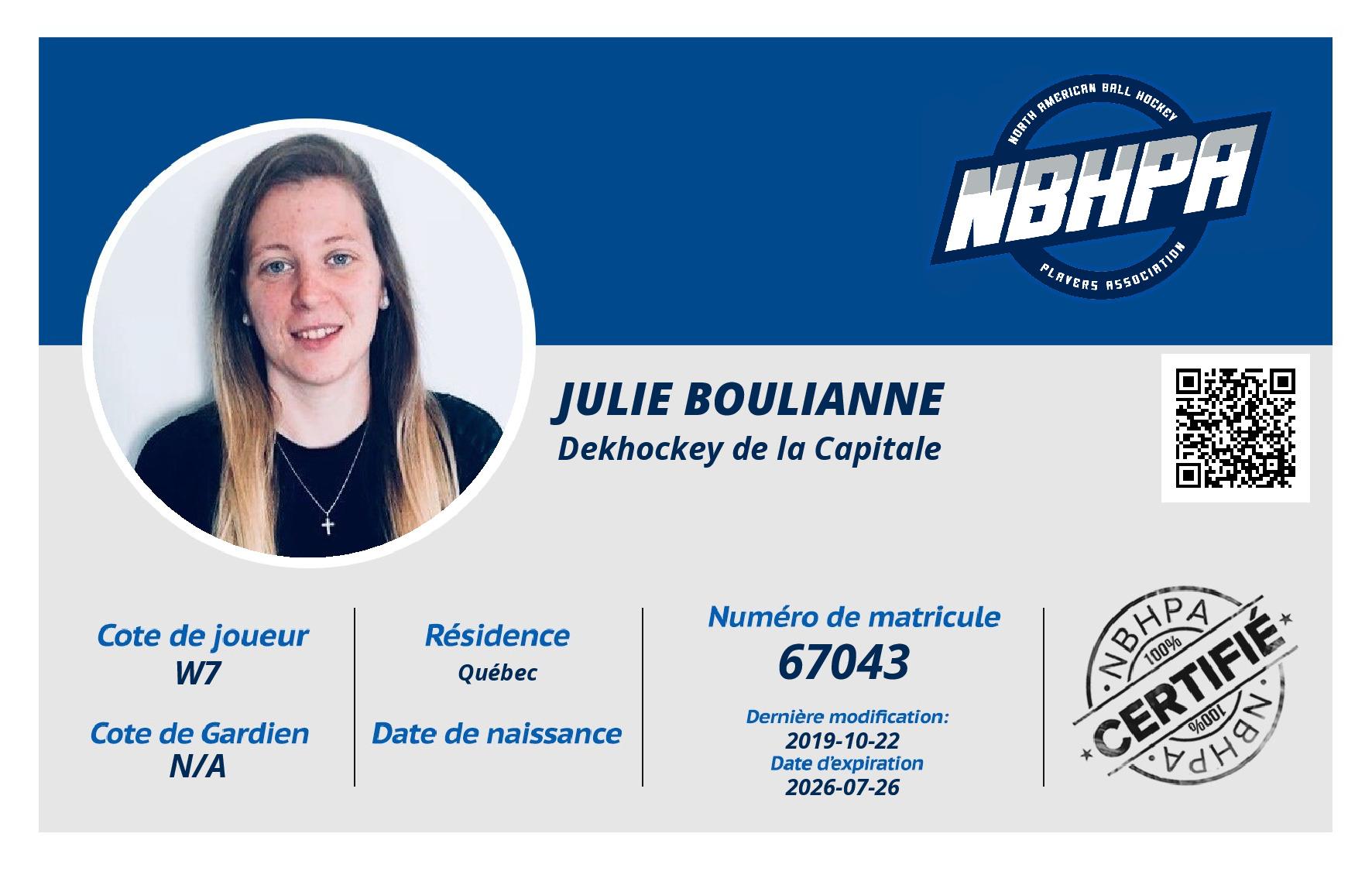 Julie Boulianne