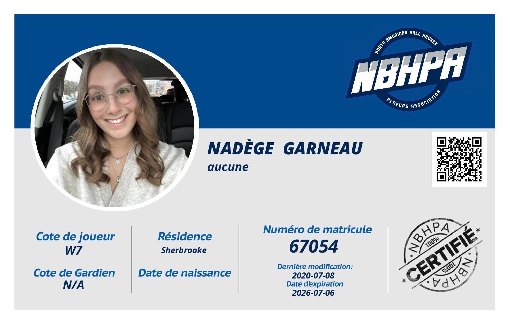 Nadège  Garneau