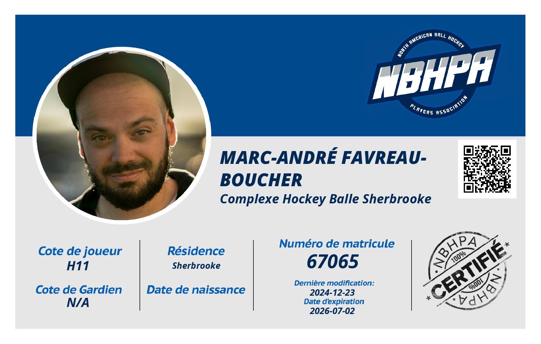 Marc-André Favreau-Boucher