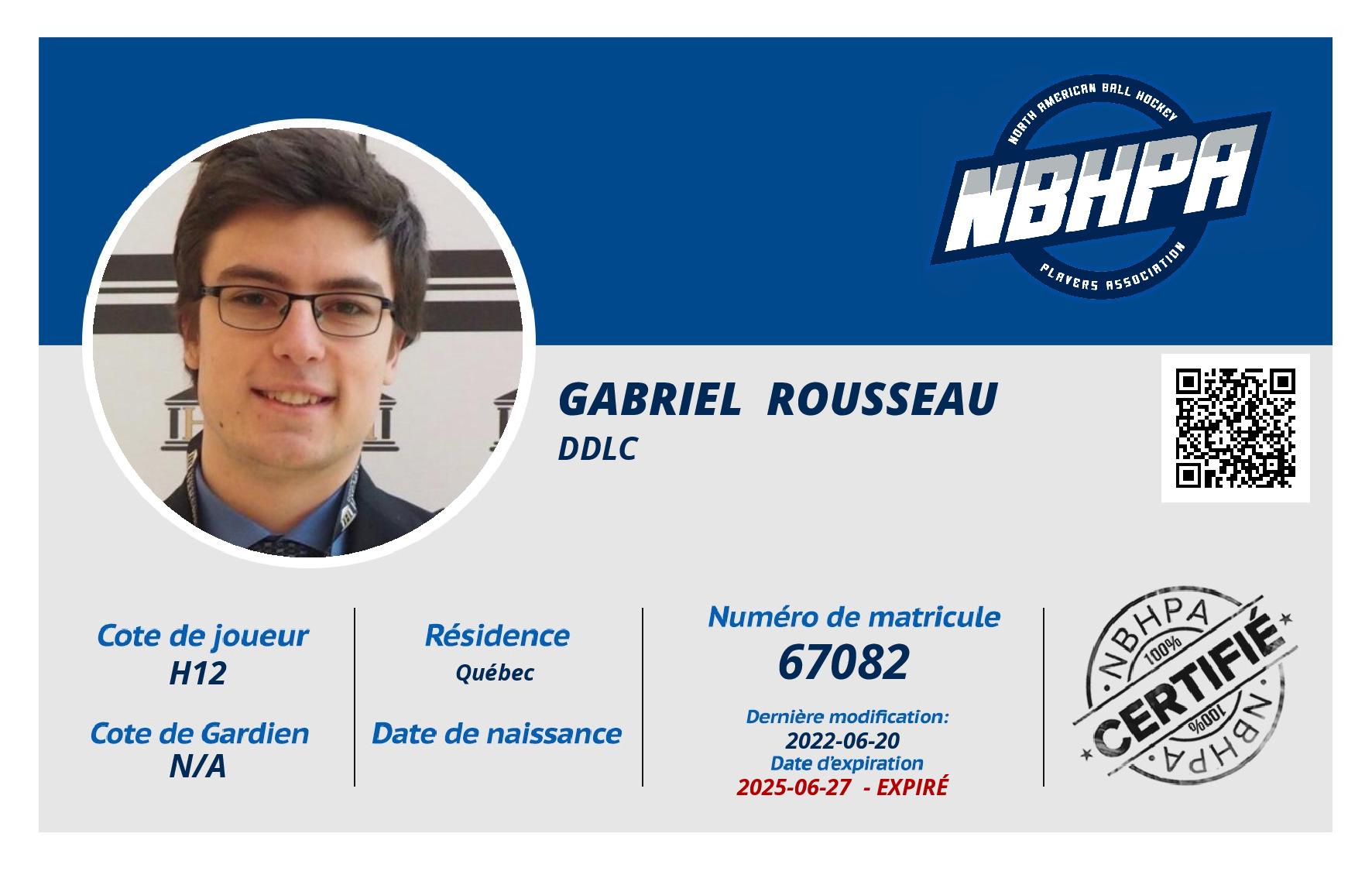 Gabriel  Rousseau