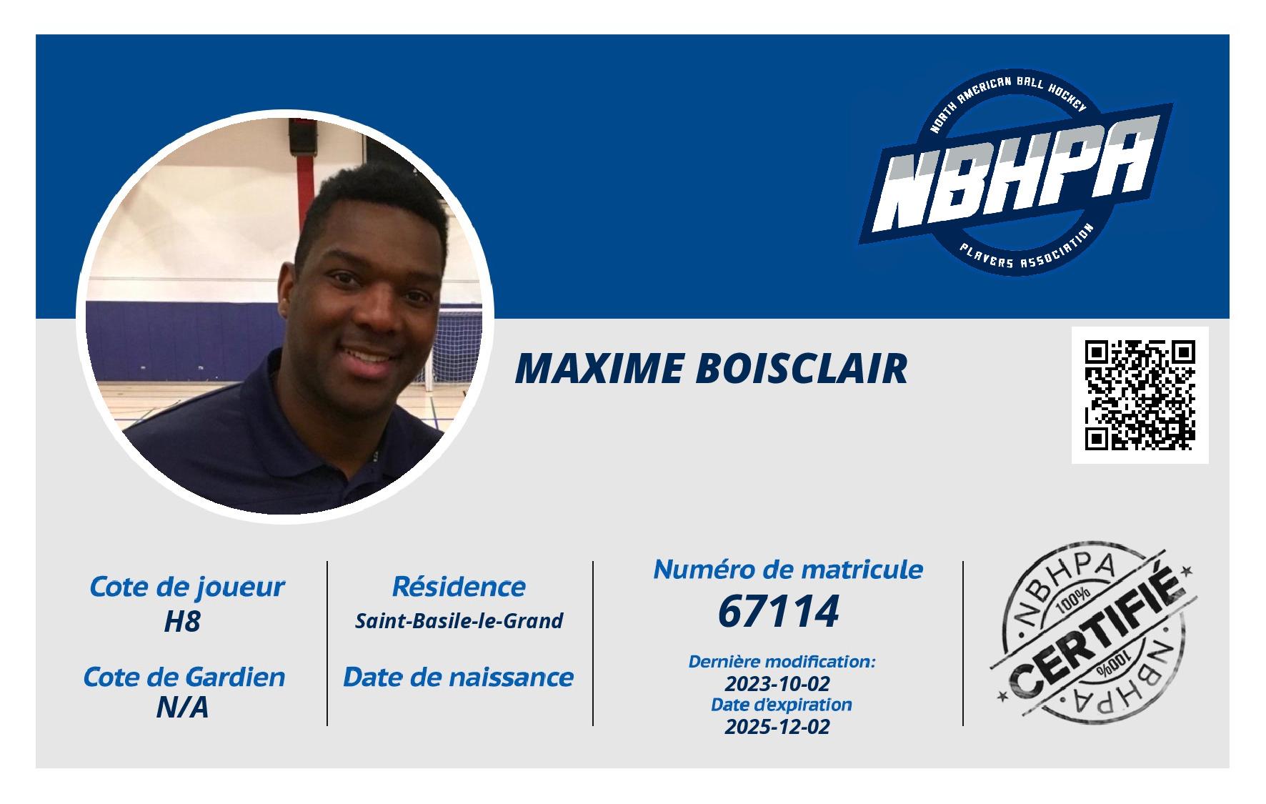 Maxime Boisclair