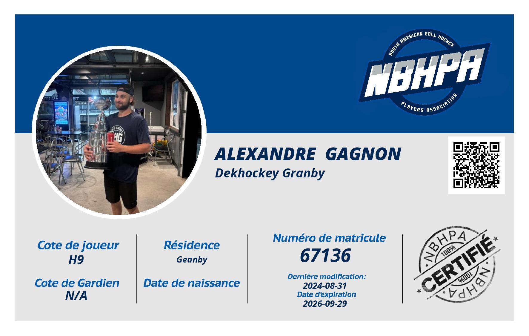 Alexandre  Gagnon 